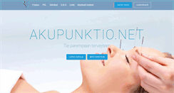 Desktop Screenshot of akupunktio.net